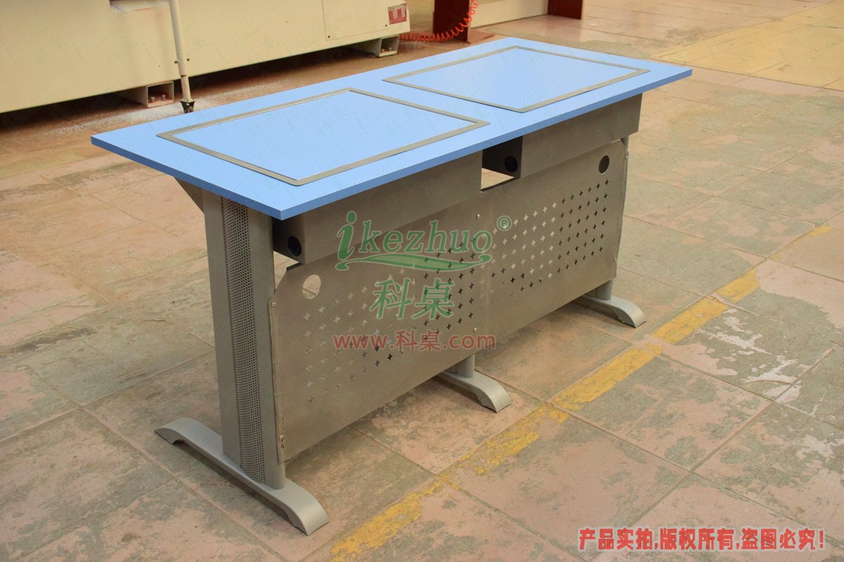 科桌家具,翻轉電腦桌,雙人金屬腳架手動箱體翻轉電腦桌 科桌家具,翻轉電腦桌,雙人金屬腳架手動箱體翻轉電腦桌